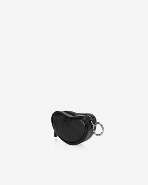 Find Kapoor Heart Mini Tote Women's Pouches Black | BPR5312TR