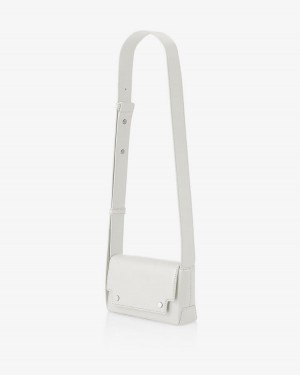 Find Kapoor Marc Bag 18 Crinkled Tote Women's Crossbody Bags White | YSV4442CL