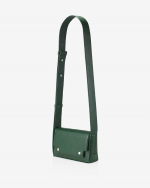 Find Kapoor Marc Bag 18 Crinkled Tote Women's Crossbody Bags Deep Green | WJB3579HH