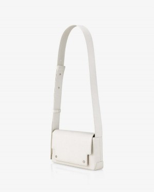 Find Kapoor Marc Bag 26 Crinkled Tote Women's Crossbody Bags White | QEJ845CW