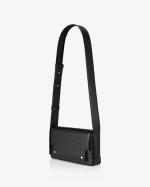 Find Kapoor Marc Bag 26 Crinkled Tote Women's Crossbody Bags Black | UWM6879QA