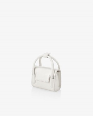 Find Kapoor Marty Bag 12 Crinkled Tote Women's Crossbody Bags White | VOY4925DL