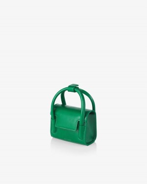 Find Kapoor Marty Bag 12 Crinkled Tote Women's Crossbody Bags Green | CHS9637GP