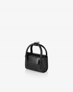 Find Kapoor Marty Bag 12 Crinkled Tote Women's Crossbody Bags Black | CSQ9832WV