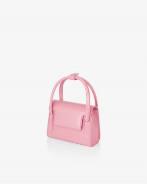 Find Kapoor Marty Bag 18 Crinkled Tote Women's Crossbody Bags Pink | BYJ8130ZB