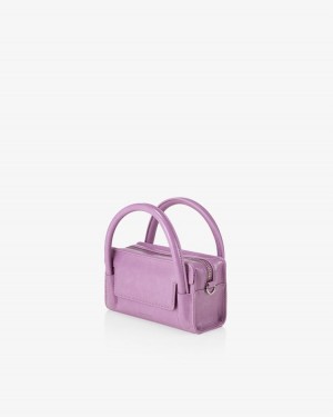 Find Kapoor Marty Bag B 18 Crinkled Tote Women's Crossbody Bags Purple | KKF1958FC