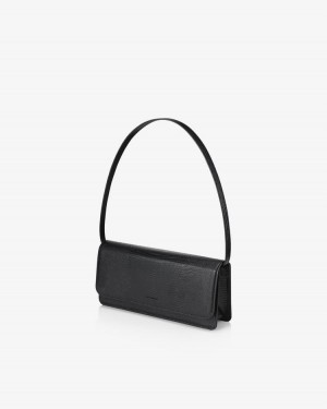 Find Kapoor Patti Bag 26 Lizard Tote Women's Shoulder Bags Black | HRJ9011EA