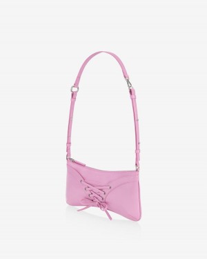 Find Kapoor Ribbon Tie Tote Women's Shoulder Bags Pink | YVU7225SS