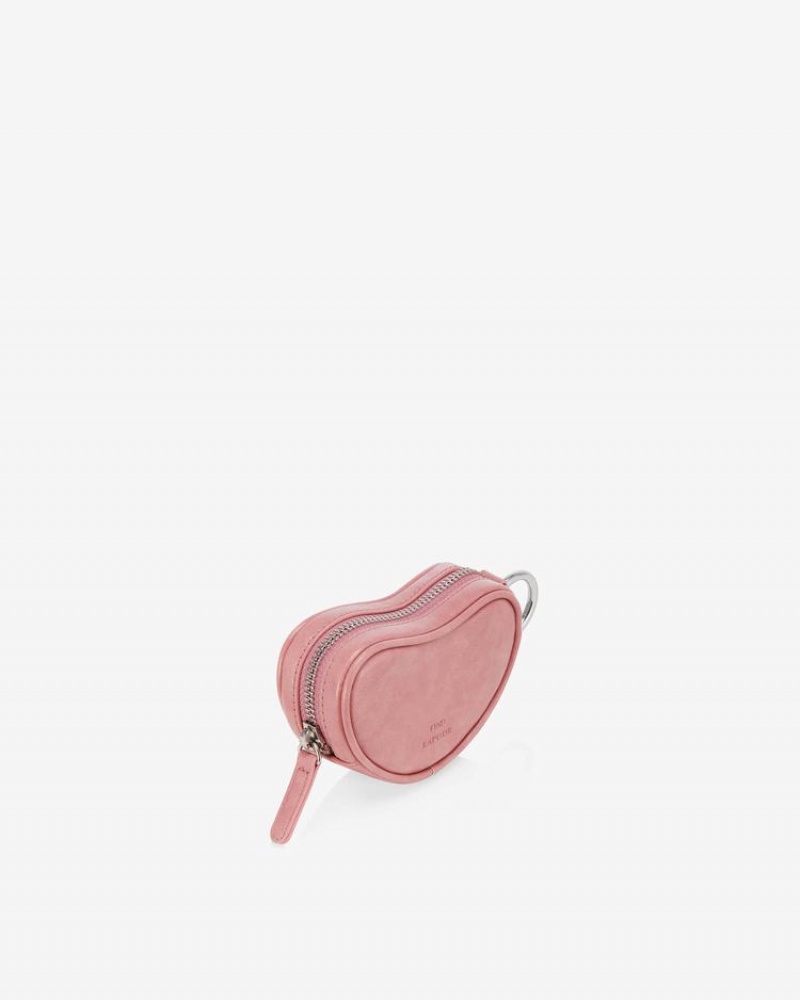 Find Kapoor Heart Mini Tote Women's Pouches Pink | SMI7168BH