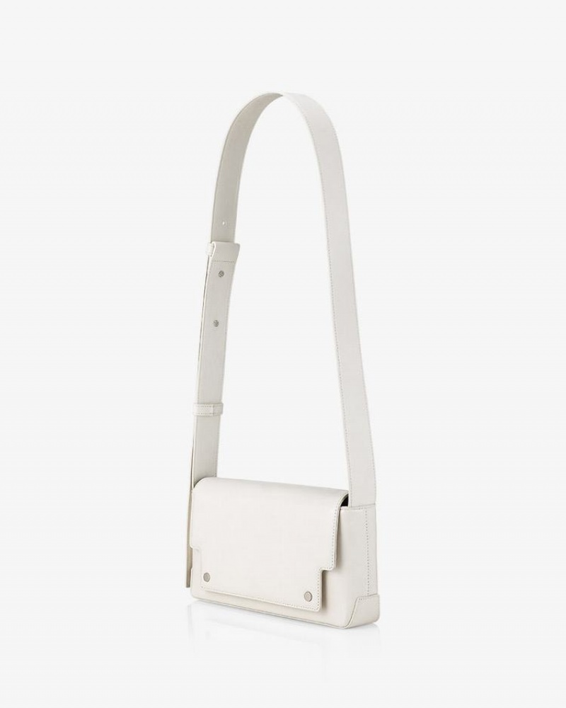 Find Kapoor Marc Bag 26 Crinkled Tote Women\'s Crossbody Bags White | QEJ845CW