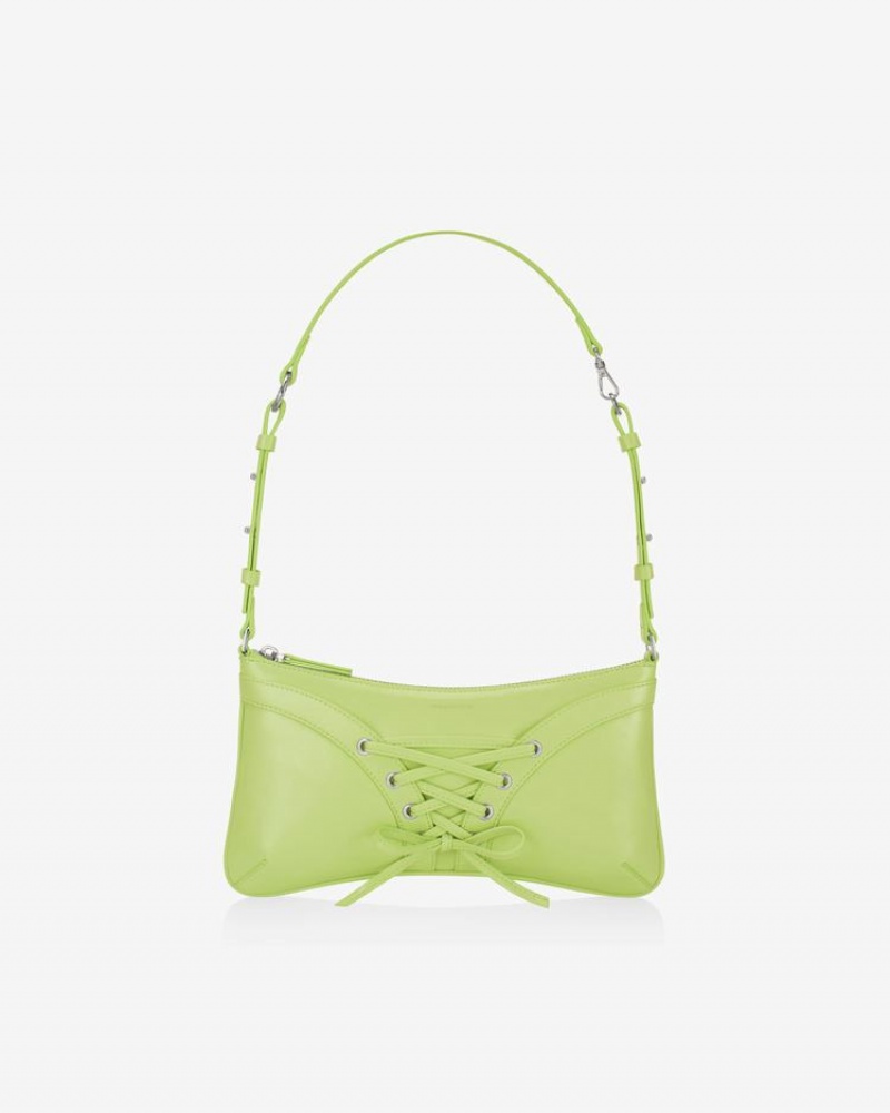 Find Kapoor Ribbon Tie Tote Women's Shoulder Bags Green | QGS3093TM