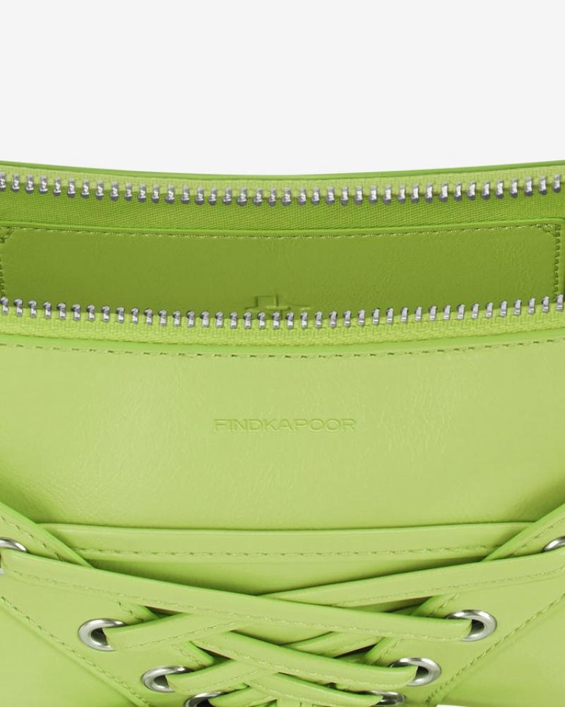 Find Kapoor Ribbon Tie Tote Women's Shoulder Bags Green | QGS3093TM